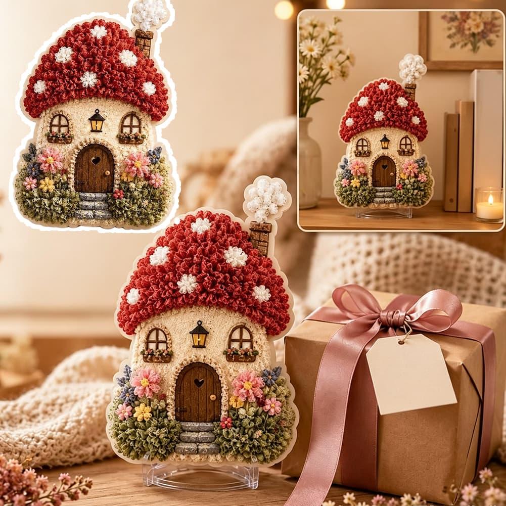Art Craft Bakery - ชุดงานฝีมือผ้า 3D Poke Art ลายหมู่บ้านแสนน่ารัก ร้านเบเกอรี่