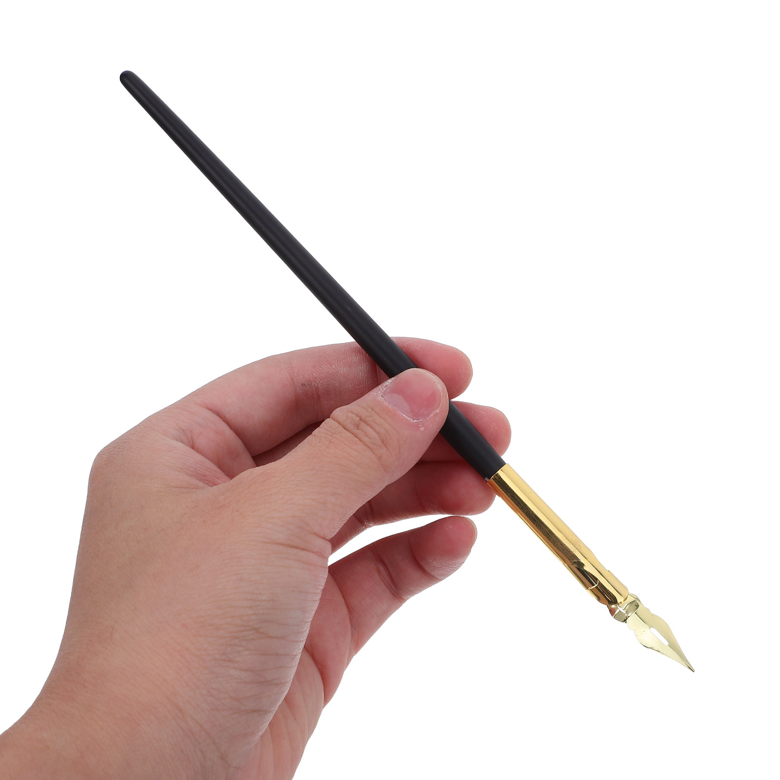 Calligraphy Pen Set - ชุดปากกาจุ่มหมึก 6 ชิ้น พร้อมหัวปากกาโลหะ สำหรับผู้เริ่มต้น ศิลปะการเขียนพู่กันจีน