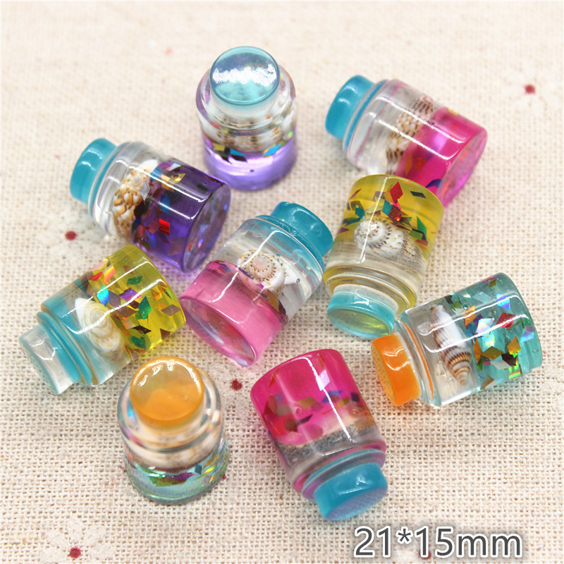 Art Craft New Year - 10Pcsน่ารักใหม่ 3Dเรซิ่นDrifting Miniature Art Flatback Cabochon