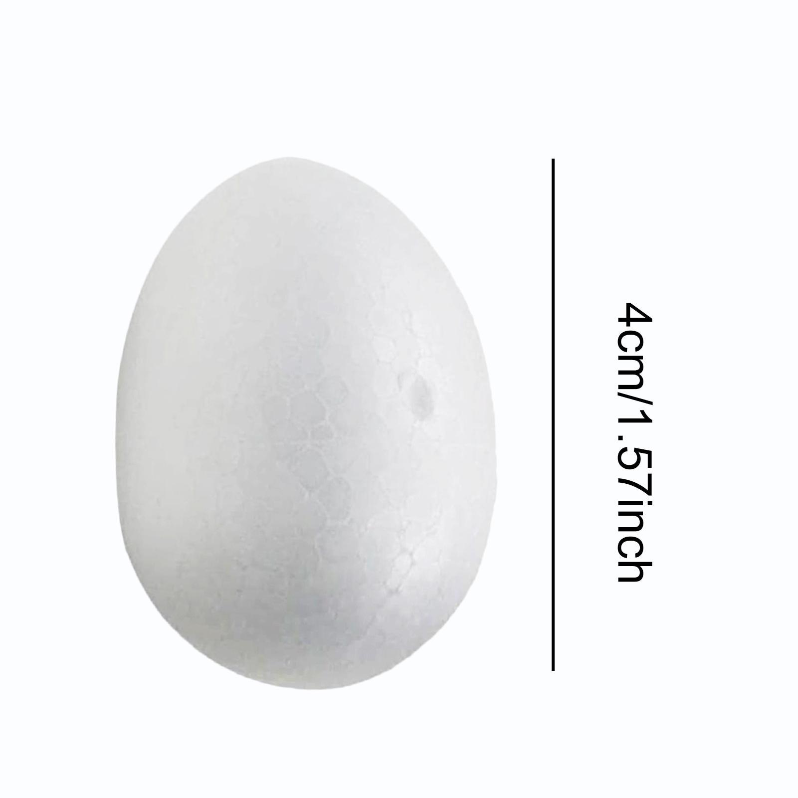 Art Craft Easter - ไข่โฟมสีขาวสำหรับงานประดิษฐ์ DIY งานศิลปะ ไข่โฟมสำหรับงานฝีมือในโรงเรียนอนุบาล โครงการในโรงเรียน และของตกแต่ง