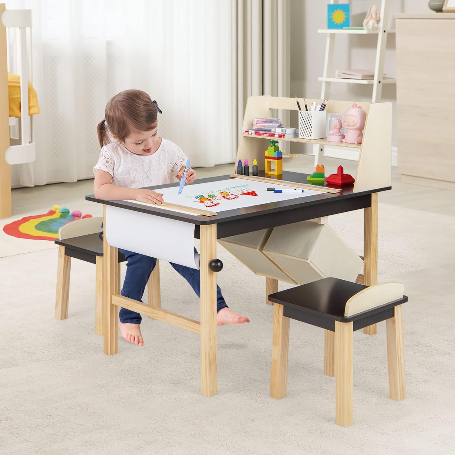 ชุดโต๊ะและเก้าอี้ศิลปะสำหรับเด - Art Craft Toddler บทวิจารณ์และราคา