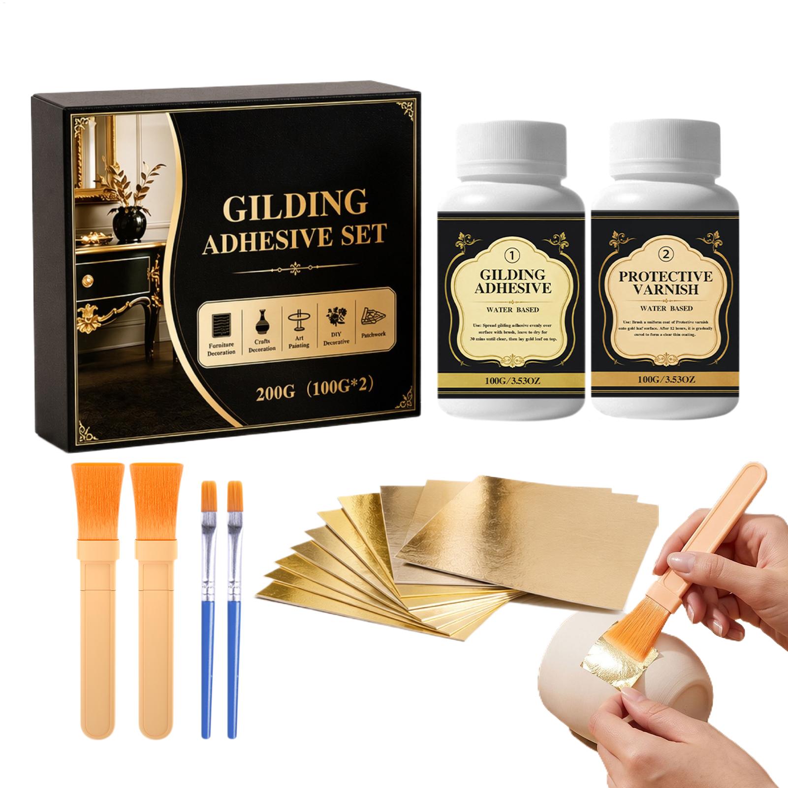 กาวติดทองคำชนิดน้ำใหม่ ติดทนนา - Art Craft Leaves บทวิจารณ์และราคา