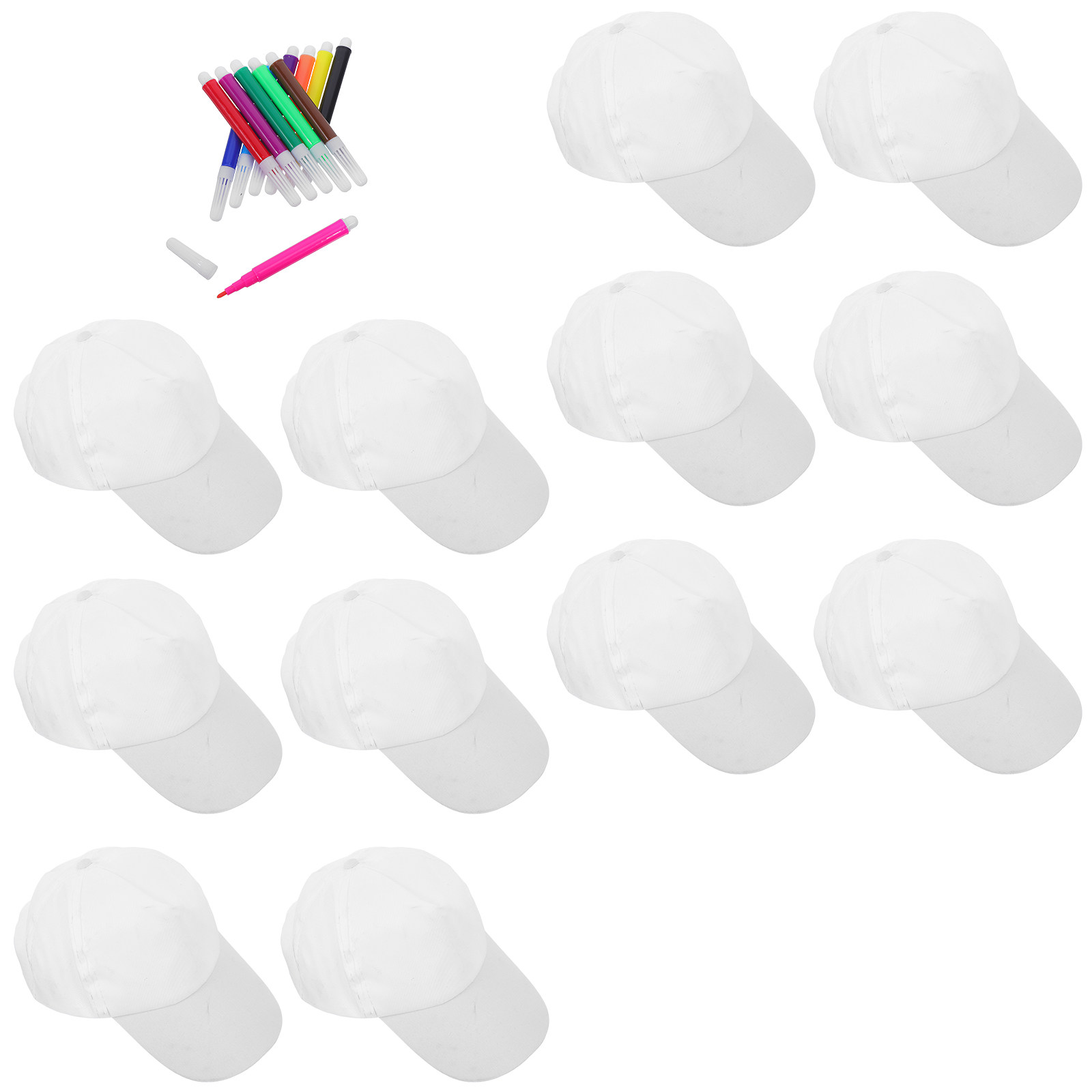 1 ชุดหมวกเบสบอลสีขาวสำหรับเด็ก - Art Craft Toddler บทวิจารณ์และราคา