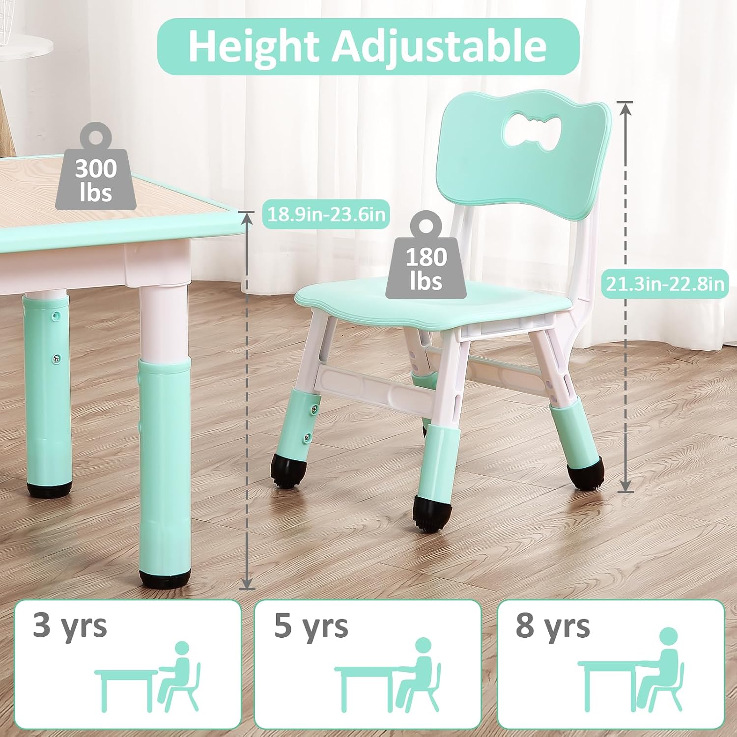 ชุดโต๊ะและเก้าอี้เด็ก TackView - Art Craft Toddler บทวิจารณ์และราคา