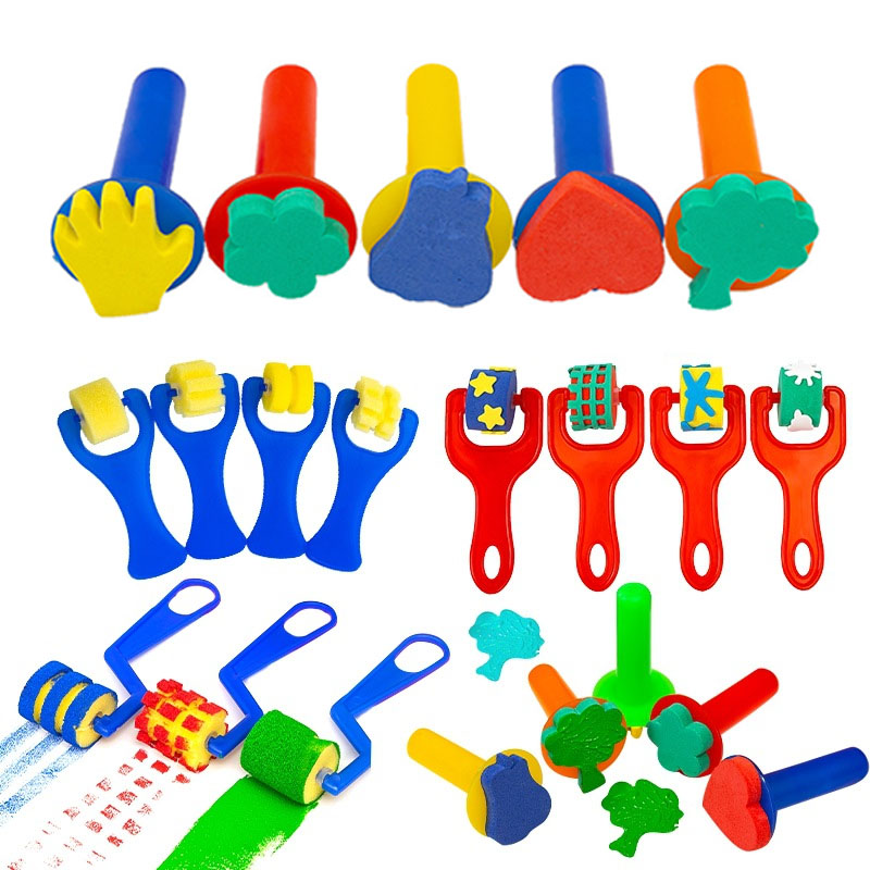 เด็กเด็กวัยหัดเดินฟองน้ําแสตมป - Art Craft Toddler บทวิจารณ์และราคา