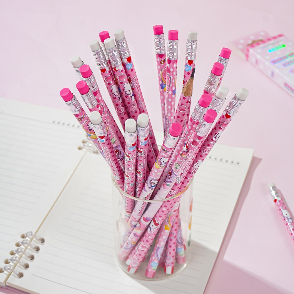 12 ชิ้นของแท้ซานริโอ เฮลโล คิต - Calligraphy Pen Set บทวิจารณ์และราคา