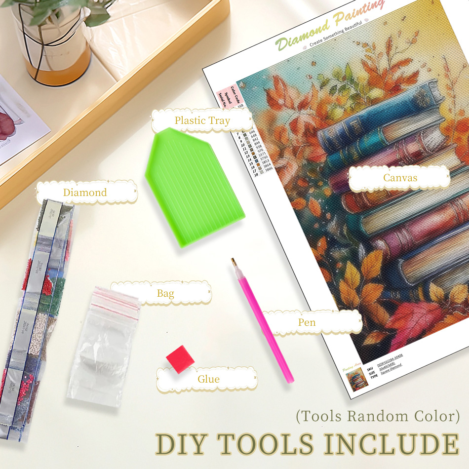 ภาพวาดเพชร 5 มิติ แบบไร้กรอบ ล - Art Craft Ideas With Paper บทวิจารณ์และราคา