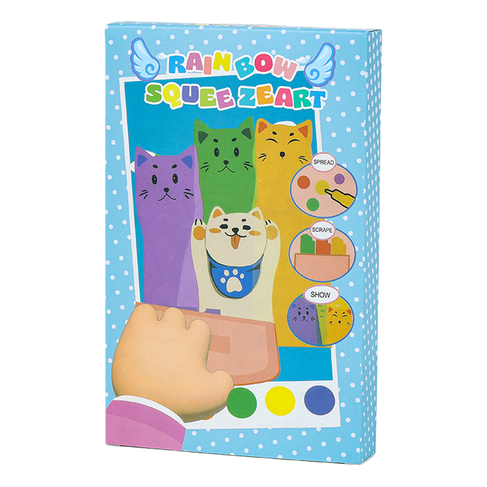 ชุดศิลปะกระดาษขูดลายสายรุ้งมหั - Art Craft Toddler บทวิจารณ์และราคา