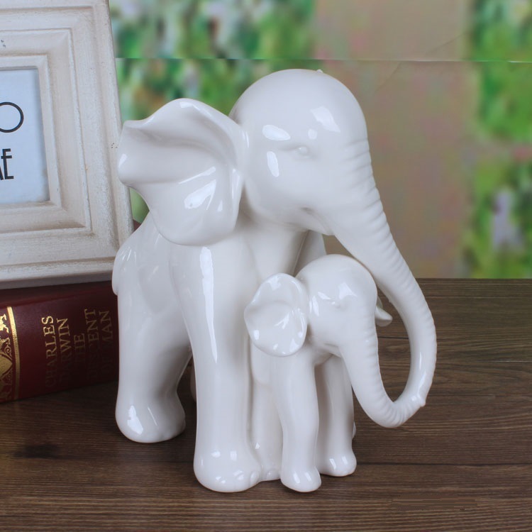 ช้างกระเบื้องพอร์ซเลนหยกสีขาวส - Art And Craft For Mother'S Day บทวิจารณ์และราคา