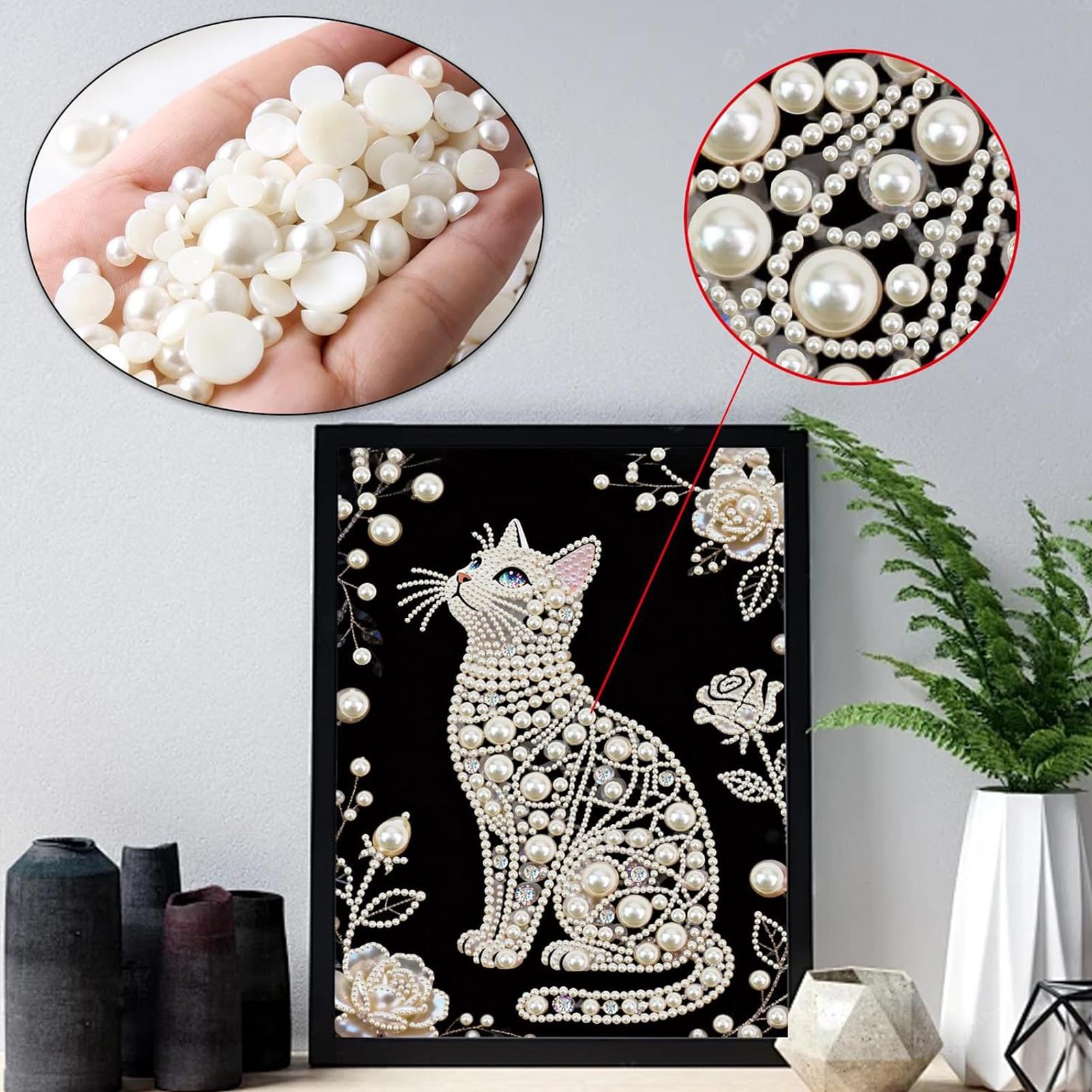 ชุดภาพวาดไข่มุกรูปแมว DIY งานฝ - Art And Craft For Mother'S Day บทวิจารณ์และราคา