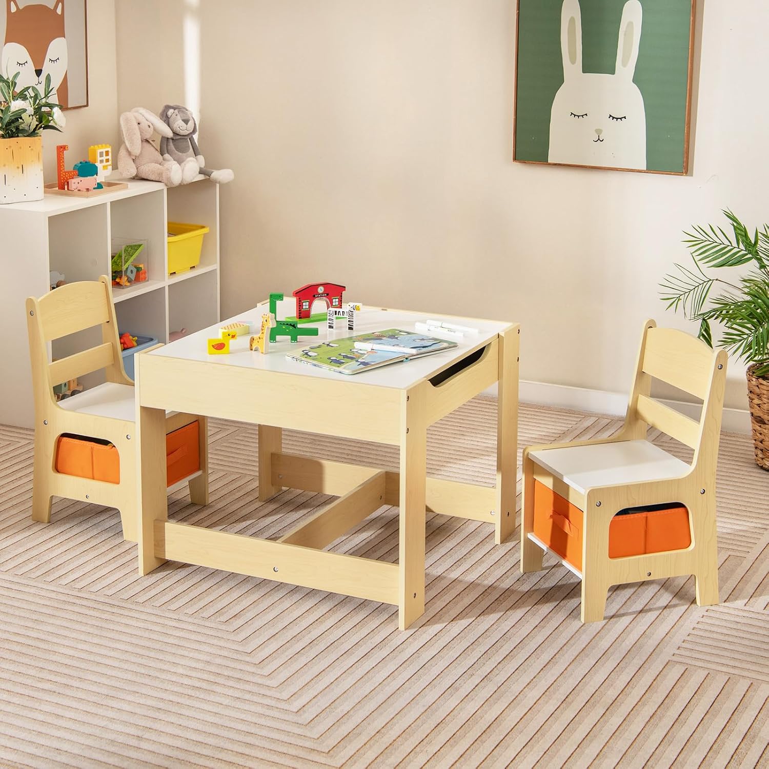 ชุดโต๊ะและเก้าอี้เด็ก 3 in 1 ท - Art Craft Toddler บทวิจารณ์และราคา
