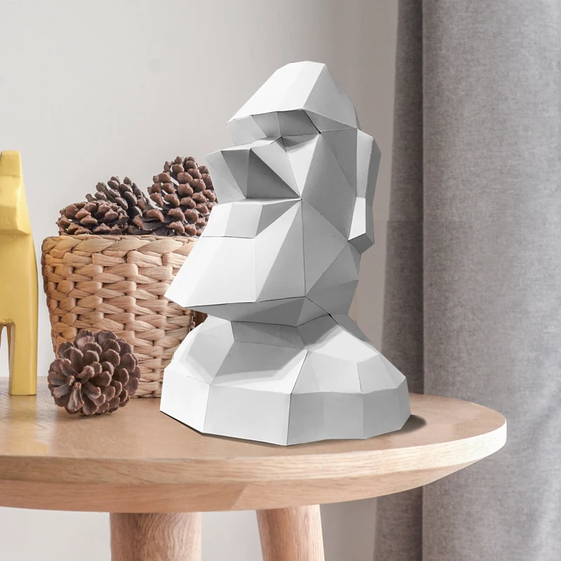 ขนาดใหญ่ขนาดเกาะอีสเตอร์ Moai  - Art Craft Easter บทวิจารณ์และราคา