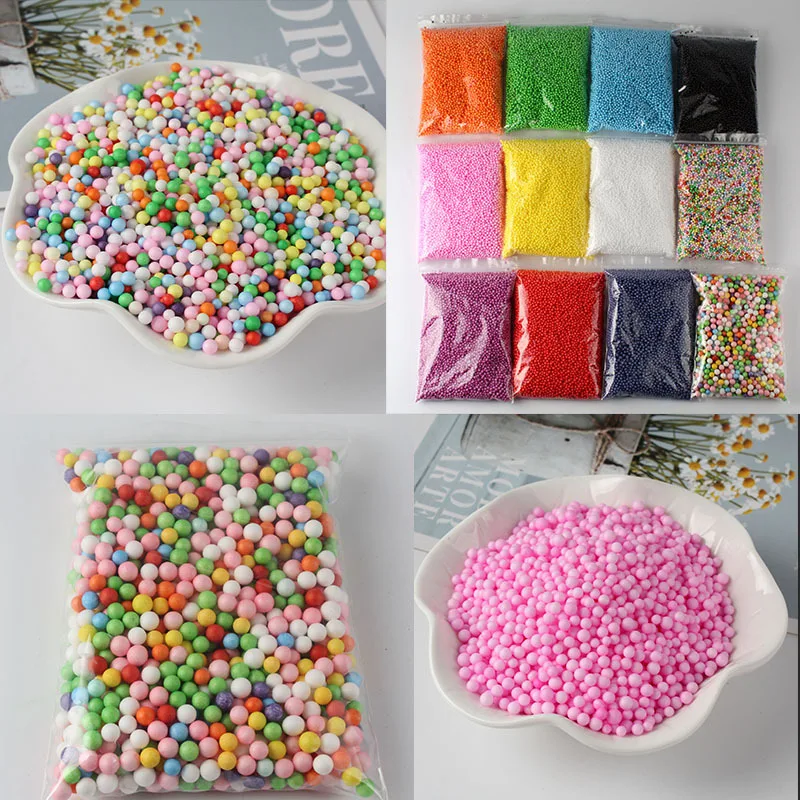 10g 2.5-3 มม.ลูกปัดโฟมที่มีสีส - Art Craft Earth Day บทวิจารณ์และราคา