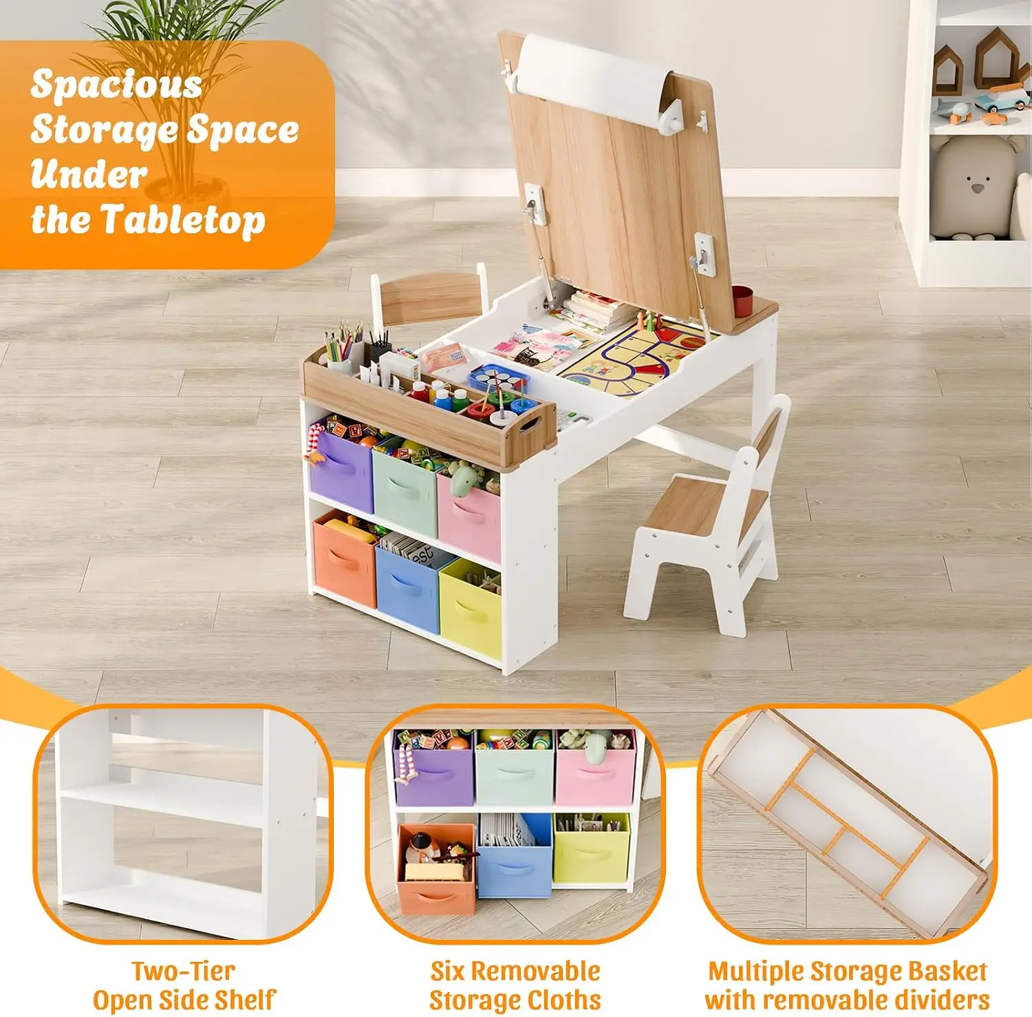 ชุดโต๊ะและเก้าอี้สำหรับเด็กพร้ - Art Craft Toddler บทวิจารณ์และราคา