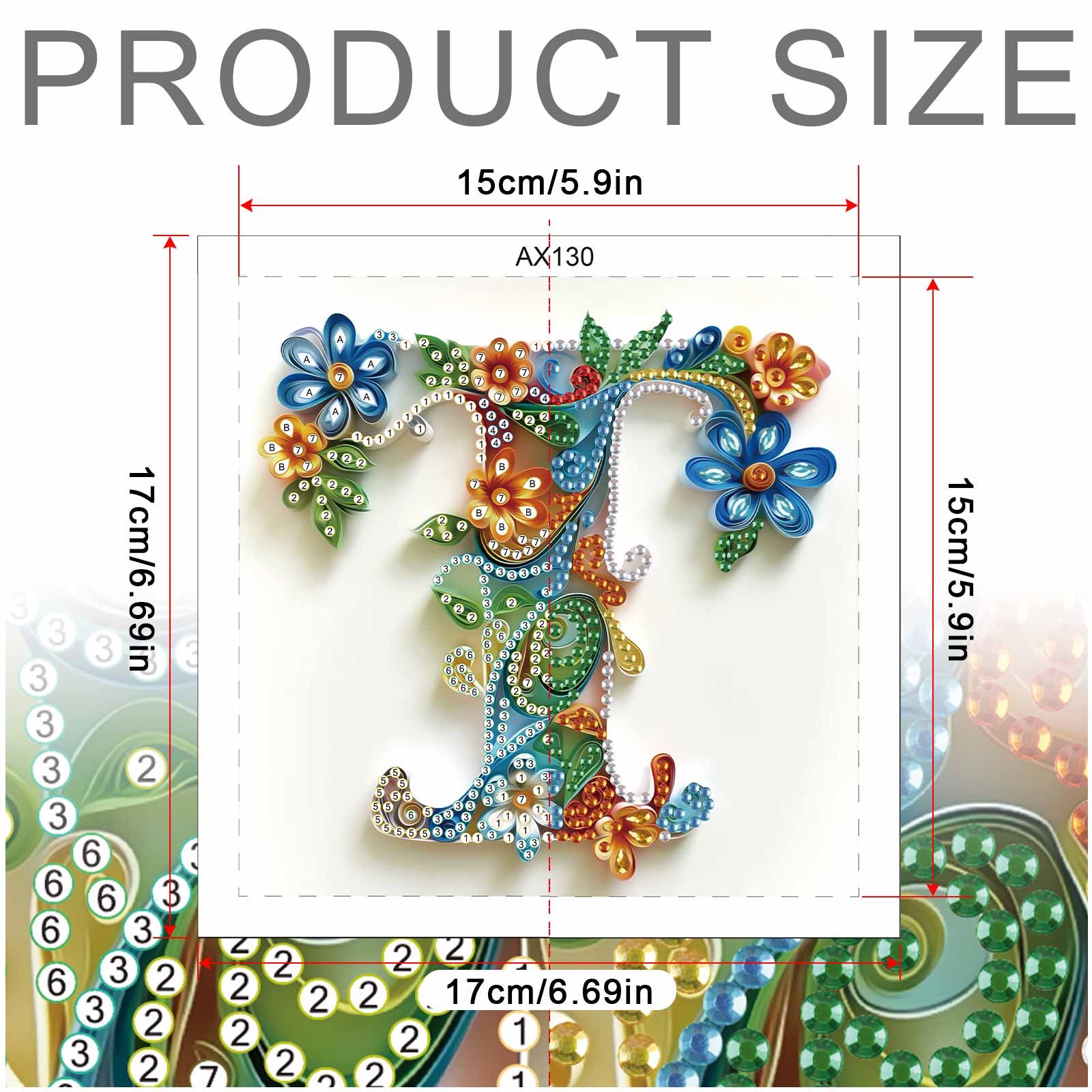 ชุดอุปกรณ์วาดภาพเพชรรูปทรงพิเศ - Art Craft Letter T บทวิจารณ์และราคา
