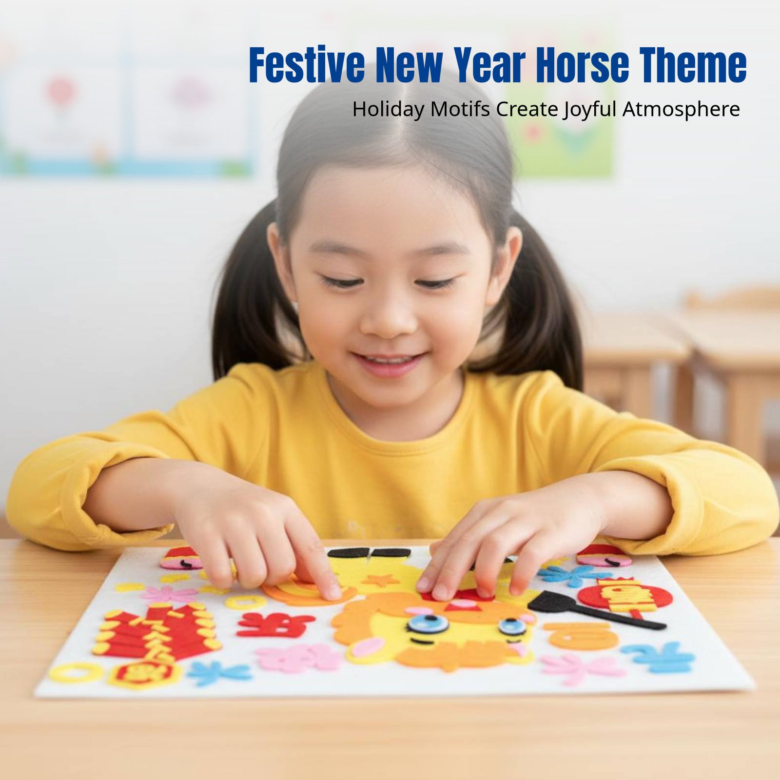 สติกเกอร์ศิลปะผ้า DIY ปีใหม่ 2 - Art Craft New Year บทวิจารณ์และราคา