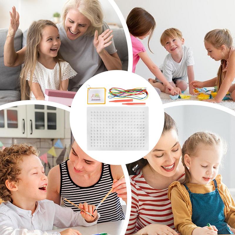 ด้ายสําหรับเด็กที่มีสีสันเด็กว - Art Craft Toddler บทวิจารณ์และราคา