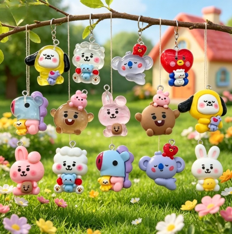 ชุด 7 ชิ้น BT21 ชาร์มการ์ตูนเร - Art Craft Materials บทวิจารณ์และราคา