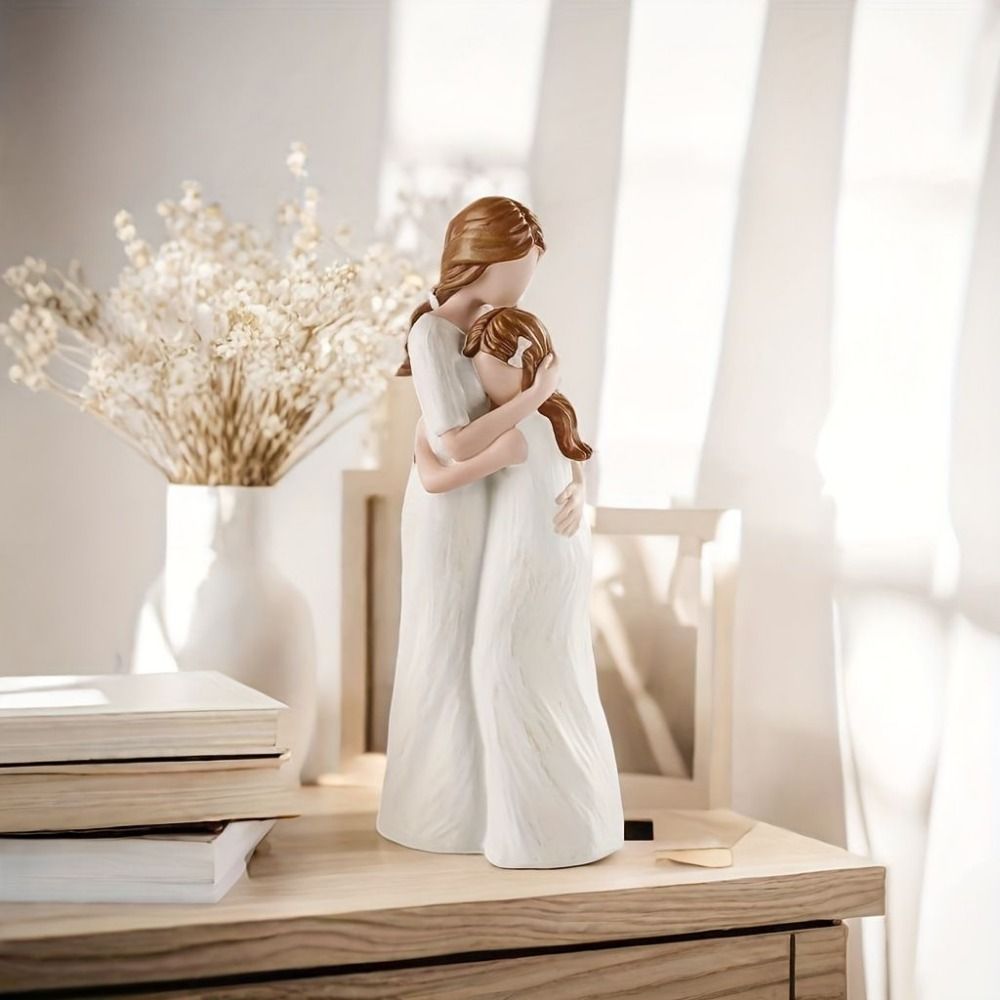 รูปปั้นแม่ลูกวาดด้วยมือ งานศิล - Art And Craft For Mother'S Day บทวิจารณ์และราคา