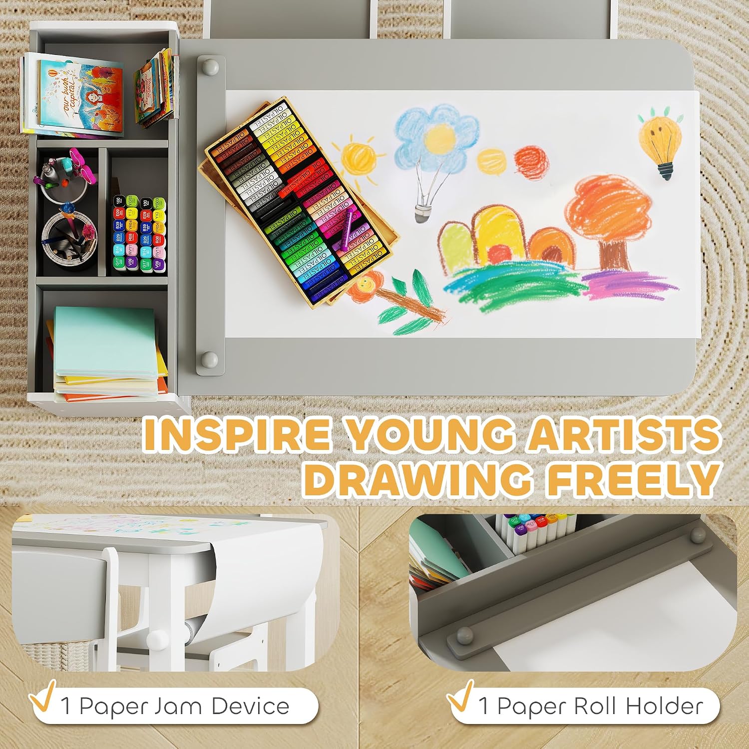 ชุดโต๊ะศิลปะสำหรับเด็กพร้อมขาต - Art Craft Toddler บทวิจารณ์และราคา