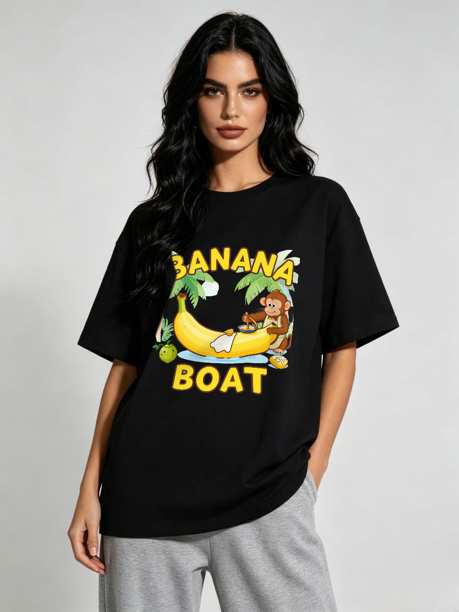 เสื้อยืดผู้หญิง ผ้าฝ้ายสลับเนื - Art Craft Letter T บทวิจารณ์และราคา