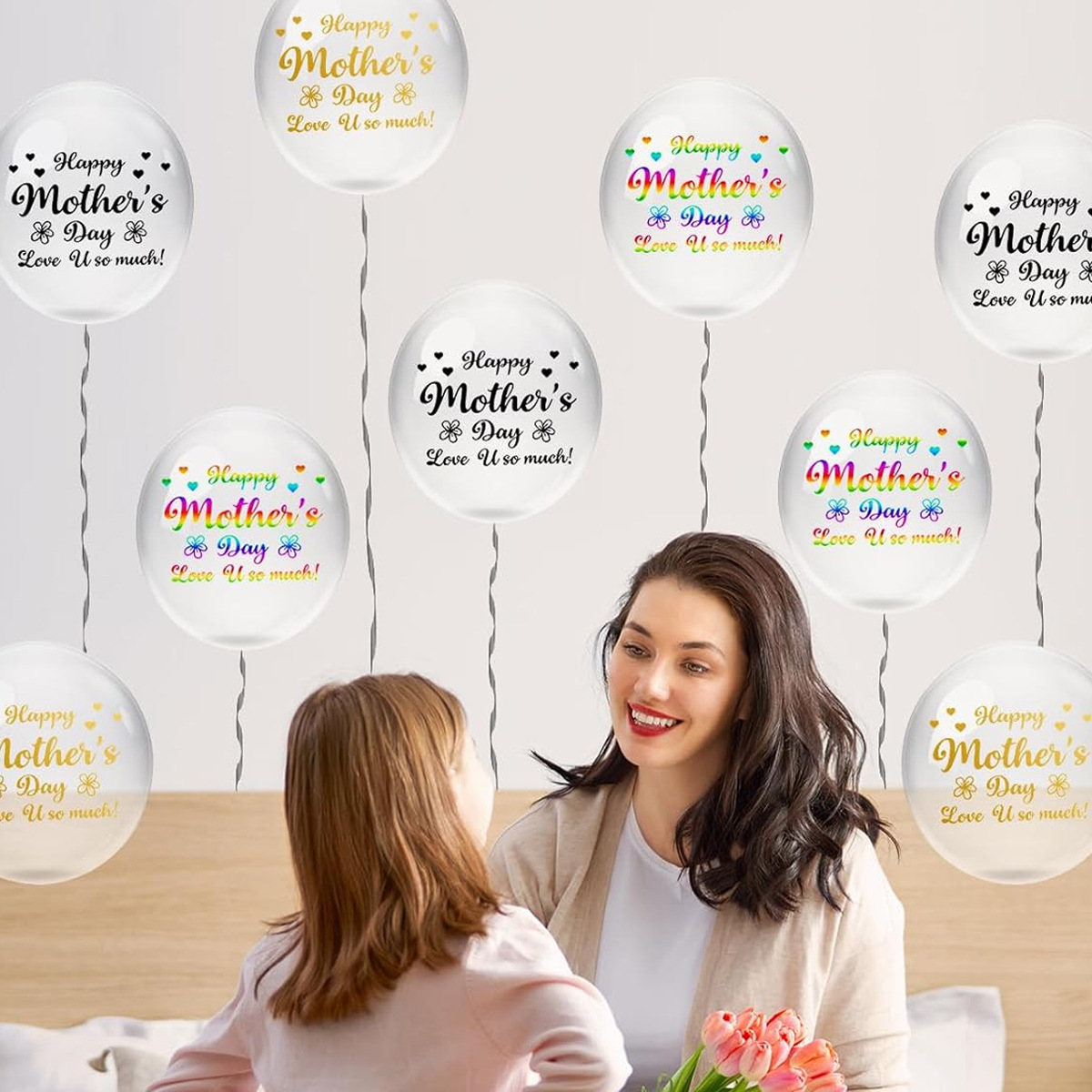 สติกเกอร์ติดลูกโป่งสำหรับงานปา - Art And Craft For Mother'S Day บทวิจารณ์และราคา