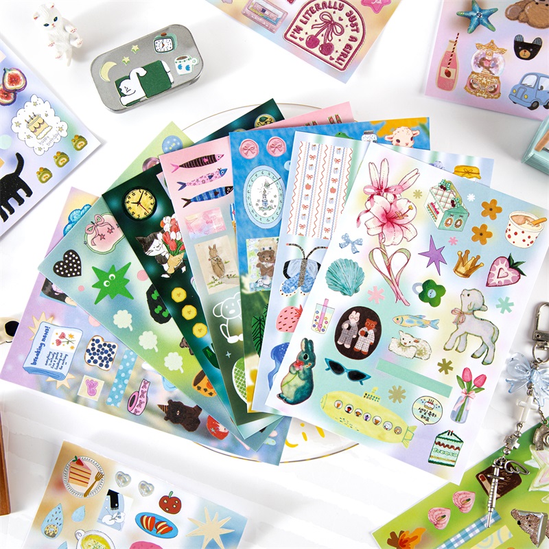 TIANZI สมุดสติกเกอร์ไดคัทลายกา - Art Craft Book บทวิจารณ์และราคา
