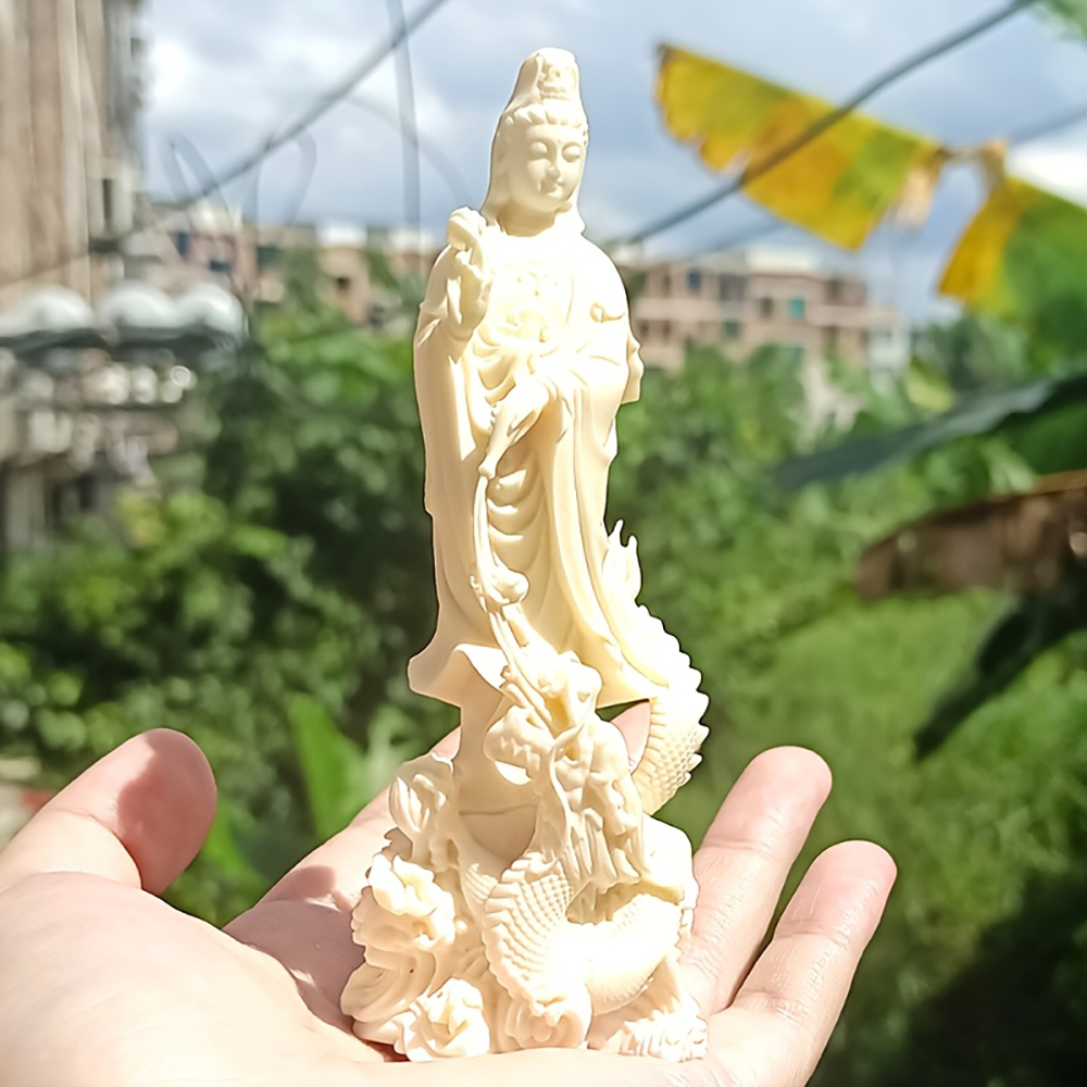 รูปปั้นพระโพธิสัตว์กวนอิมทำจาก - Art Craft New Year บทวิจารณ์และราคา