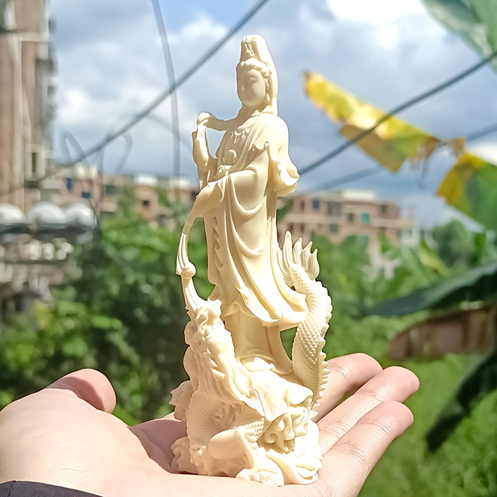 รูปปั้นพระโพธิสัตว์กวนอิมทำจาก - Art Craft New Year บทวิจารณ์และราคา