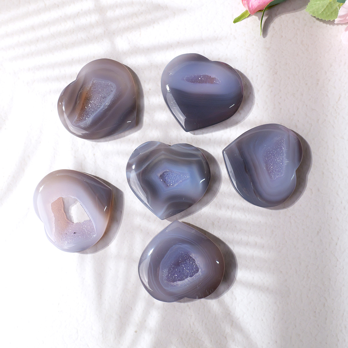 1PC อาเกตธรรมชาติ Love Heart S - Art And Craft For Mother'S Day บทวิจารณ์และราคา