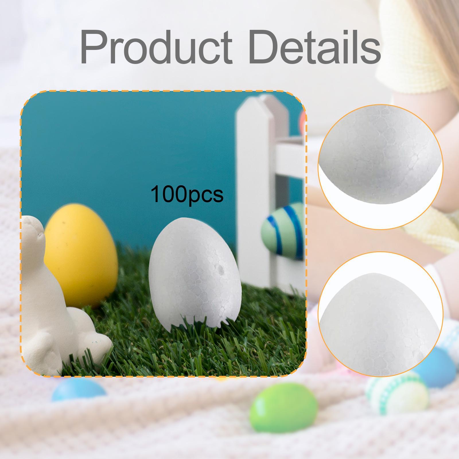 ไข่โฟมสีขาวสำหรับงานประดิษฐ์ D - Art Craft Easter บทวิจารณ์และราคา